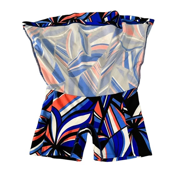 K-DEER Pocket Skort Superset XS NWT Abstract Geo Athletic Skirt Shorts Bright - Picture 4 of 6